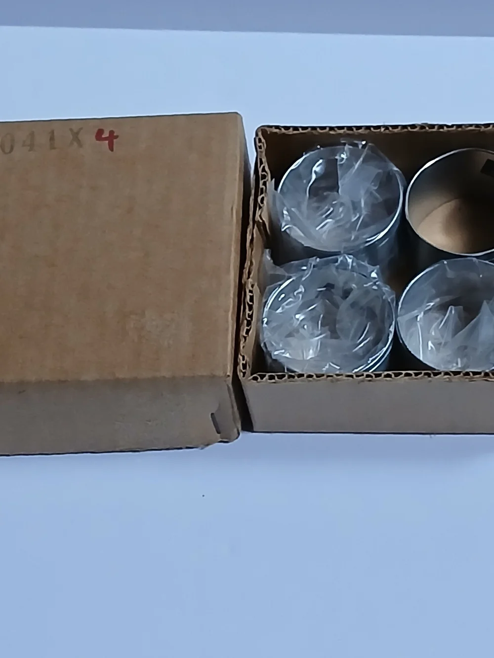 Vintage Pewter Napkin Rings - Set of 4 - Made in Singapore - N9041X 4 Boxed